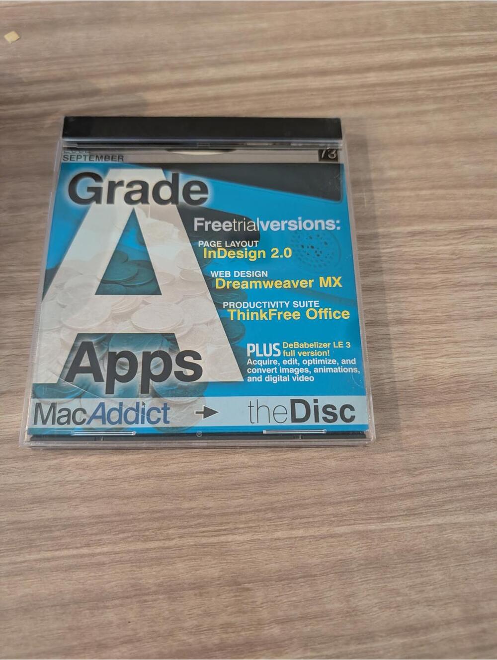 Grade A Apps CD - MacAddict Software Collection